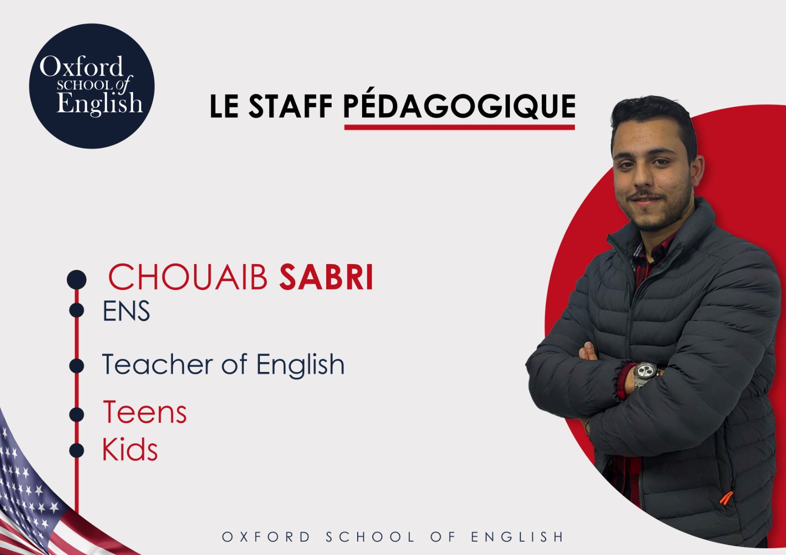 Chouaib Sabri - Teacher of English