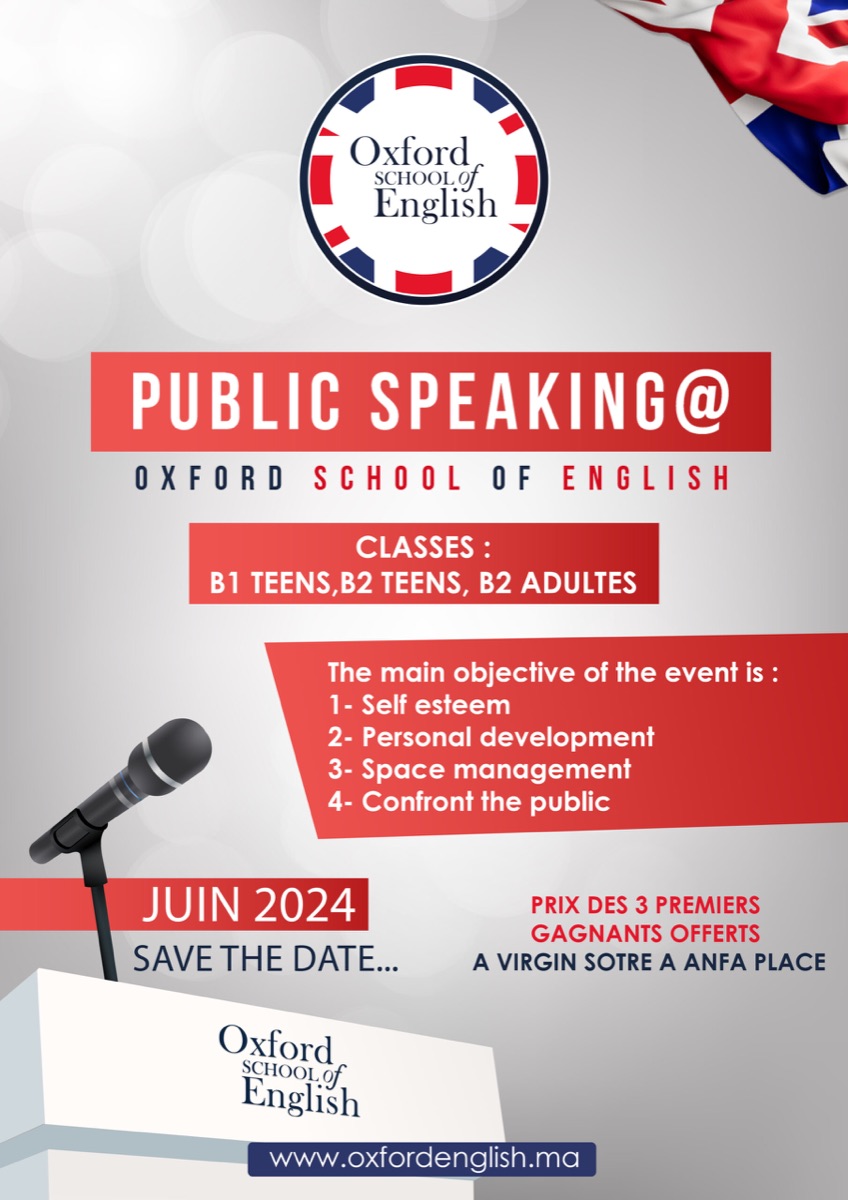 Affiche Public Speaking